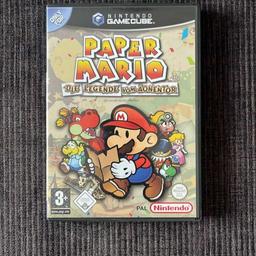 Biete hier zum Verkauf an!

️ siehe Bilder

Paper Mario Die Legende vom Äonentor
Nintendo Gamecube

Versand möglich gegen Aufpreis!

️Keine Garantie und Rücknahme️