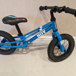 Hoy balance Bike for toddlers. good condition with some expected scuffs in the frame and handle bars. Tyres in great condition.