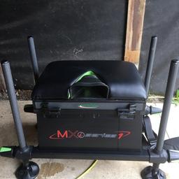 Max series 1 fishing box chair with draws and carrying strap brilliant condition can be used for kids or adults.