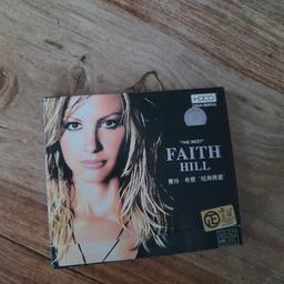 rare Asian import double cd ,,the best of faith hill , with outer slip case,