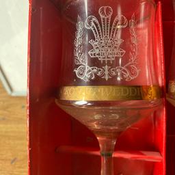 Two Royal Wedding Commonemorative Goblets

To Commemorate the Marriage of His Royal Higness The Prince of Wales and Lady Diana Spencer