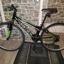 For sale
Carrera abyss mountain bike
26inch wheels
13inch frame
21 speed gears
Very good condition
1st to view will buy it
Buyer won't be disappointed at all
1st £80
Can deliver for fuel costs
Pick up thorntree Middlesbrough