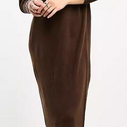 uk size 8. never worn
 tags on..brown jumper dress. bought from asos