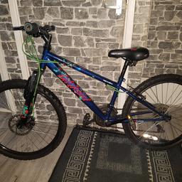For sale
Apollo interzone mountain bike
24inch wheels
13inch frame
18 speed gears
Good condition
1st to view will buy it
Buyer won't be disappointed at all
1st £40
Can deliver for fuel costs
Pick up thorntree Middlesbrough