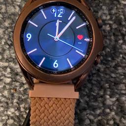 Samsung Galaxy Watch 3 Mystic Bronze
Comes with 2 chargers and 2 extra straps
Like new
Collection only