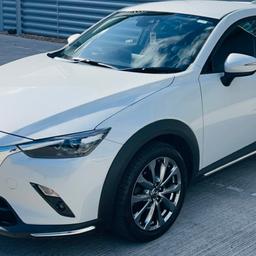 Mazda cx3 sport 2019
This 2019 Mazda CX-3 2.0 SKYACTIV-G Sport Nav+ Euro 6 (s/s) 5dr Hatchback is a classic car that is perfect for those who love to drive. With manual transmission and right-hand drive, this car is a joy to handle on the road. The exterior colour is white and the interior is black, making for a sleek and stylish look. This car comes with a variety of features, including power windows, climate control, AM/FM stereo, CD player, navigation system, leather seats, cruise control, electric windows, leather interior, parking sensors, folding mirrors, air conditioning, electric heated seats, power-assisted steering (PAS), central locking, and alloy wheels.The car has safety features such as an immobiliser, alarm, and safety belt pretensioners. The V5C registration document is also included.
Fully loaded 
Bose sound system
Heated seats
X2 keys
MOT-22/04/25
Cat-s light 