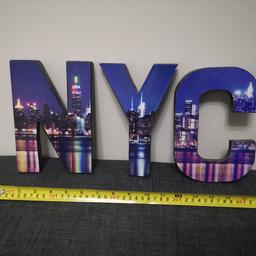 Bought in NYC wooden wall plaque