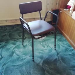 Commode chair with removable bucket etc.  As new condition.  Collection from a FY2 location.