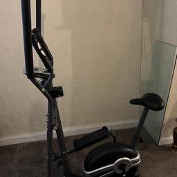 Body sculpt exercise machine. 

Can be used as cross trainer or exercise bike. Screen fully functional as shown in pics. Slight use, but fully functional 

Great for home exercise