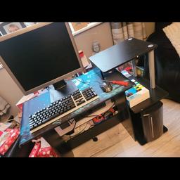 brought my son a gaming pc for Christmas which cost £350 speakers brought separate.  also got a new keyboard and mouse recently but he's decided he doesn't like it and wants to swap for ps5 . he's only played on it once . also comes with desk which cost £90 and gaming gaming x rocker light up chair . wanted to swap for ps5