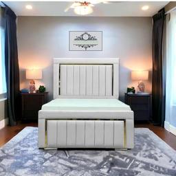 For more details WhatsApp at +44 7424 461134

🎨Comes in wide range of colours & Fabrics
Available Sizes 📐
Single, Small Double, Double, Kingsize & Superking Size

All types of Upgraded mattresses available

✅Mattress optional
✅ FREE Delivery now Available
✅Ottoman box available
✅Ottoman Gaslift Optional)
✅ Includes slats & solid base
✅Cash on Delivery Accepted
✅Nationwide Delivery Available (T&C Apply)

If this looks like next dream bed then get in touch with us🌠

Shop this luxury bed frame for the most reasonable and honest prices💥