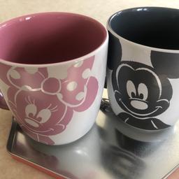 Two large mugs and other Disney items