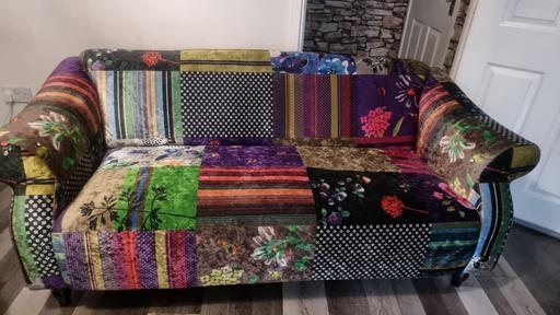 Buy & Sell West Midlands Birmingham - Photos for Anna Fabric Sofa Patchwork 3+3 Seater Sofa Se