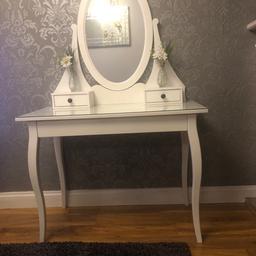 IKEA hemnes white dressing table excellent condition 100cm wide 50 cm deep pick up sk6 BREDBURY