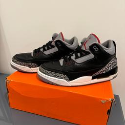 Air Jordan 3 Retro OG black cement 2011
Size 8 
Bought these in LA
Worn a handful of times
Great condition however some minor paint cracking 
Seen on photos
Open to offers 
Can collect from NW10 7GX if you prefer 
#jordansneakers
