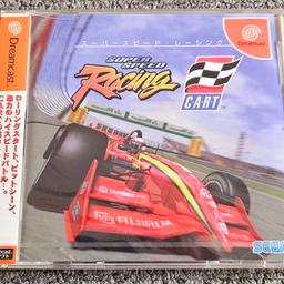 Brand new and sealed! Super Speed Racing Cart - Sega Dreamcast. Japanese Version! *Has a slight crack on the case.*

Feel free to check out my other items on the list 👍