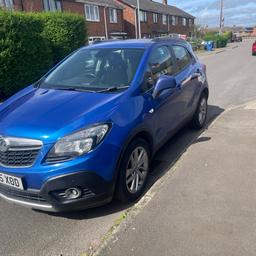 Vauxhall Mokka SUV 1.6 
128,484 Milage
Diesel
Manual
Clean family car
Pet and smoke free
MOT 07/02/2025
Cheap £35 Tax for a year
We had it for the last 5 years 
Crack on the bottom of windscreen doesn’t affect driving has still passed MOT with it (hence the price) 
Cat N