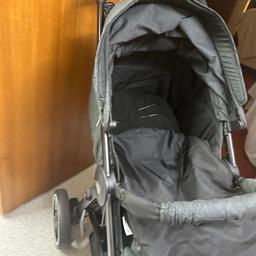 Apart from a few marks on the framework , the stroller is as good as new. Has barely been used due to baby growing out of it quick and have had to buy a new one. The pram is super lightweight and compact, can be used easily folded up and stored when not in use. Comes will all fixtures/accessories.