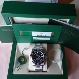 brand new unworn 2018 rolex submariner 116610ln full set including the white tag brought from a UK ad still has some stickers the ad let me keep some on
collection only