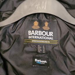 a lovely barbour International caot 
too big for me size 14