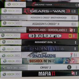 Verschiedene Xbox 360 Spiele für je 3 - 10 €.