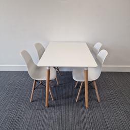 Good quality and condition table with 4 chairs. Open to offers