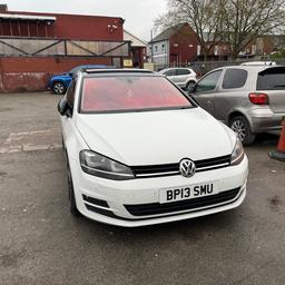Here is a 2013 Golf GT Edition 1.4 tsi DSG. The car drives perfectly pulls in all gears and the engine sounds mint. The car comes with; Panoramic roof, leather seats, heated seats, front and rear parking sensors, AC and Climate control, touchscreen Infotainment system, steering controls etc. The car does have tints on all the windows that can be easily taken off by yourselves or by a professional for a low cost. There is part service history from the time it got imported, has had all the major services carried out. The car does have slight wear on the bodywork which you would expect for a 10 year old car. Other than that the car is an amazing treat. Come down and view it yourself.