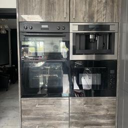 Originally bought and installed by Wren kitchens, Thai is the infinity plus range on brown/grey gloss. Excellent condition no scratches or wear & tear. Bought for over £2k changing as I’m remodelling my kitchen only had them for a little over a year.
