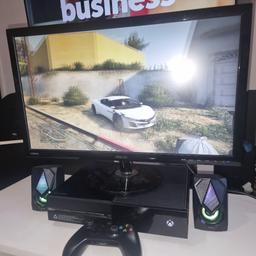 xbox one, monitor  speaker  2 games sell separate or together ask for price for all
