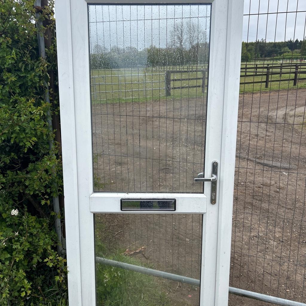 Used upvc door in great condition ideal for garage or shed. Key and locks all good works fine
Size is 905 wide 1980 high
Open outwards on to the left from inside