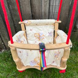 Baby swing in very good condition 
Can be used inside or outside 
Pets and smoke free home 
Collection from bierley