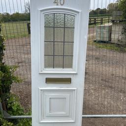 Used upvc door panel 20mm thick size is 635 wide 1845 high