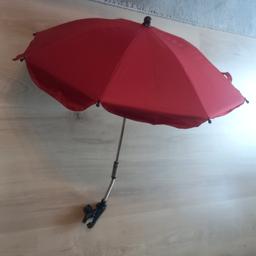 Verkaufe diesen Sonnenschirm für den Kinderwagen von  fillikid in rot in super zustand um 10 Euro