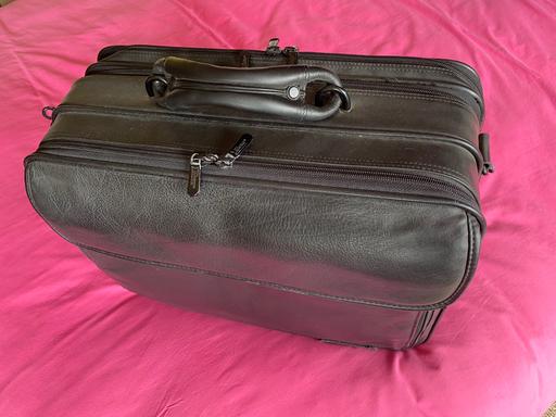 Buy & Sell West Midlands Birmingham - Photos for Targus Black Leather Laptop Briefcase