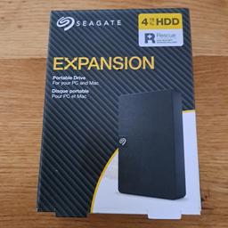 Seagate Externe Festplatte 4 TB.
Neupreis 110 Euro. 