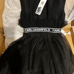 Karl Lagerfeld schwarzes Tüll-Kleid 
Nur ernsthafte Anfragen werden beantwortet