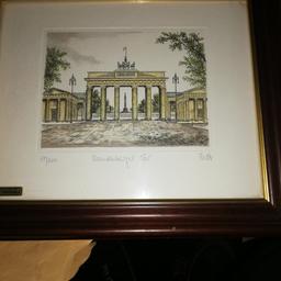Limited edition of the Brandonbirg gate number 67 off 200 it's an Original etching
Original-Radierung from Germany 