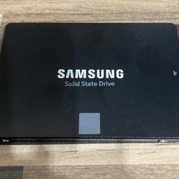 Samsung evo 860 
SATA SSD - solid state drive 

As less than 3 days' worth of power on hours with it being max at 60 on hours - so 99% health like new 

** able to install windows onto the SSD fully active for an extra £30 and install it into your device and set up with the right drive for extra £120 including the windows installed with the correct drivers ect. 

Collection from le10 
Or able to arrange delivery.