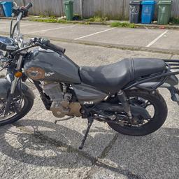 2020 lexmoto zsb been stood 3 years ,needs headlight and wiring sorting,brakes have gone stiff with being stood but will roll .project for someone
