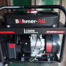 BOHMER PETROL GENARATOR SUITABLE FOR GARAGE OR WORKSHOP OR CAMPING TWIN 240 VOLT SOCKETS PICKUP ONLY NO TIMEWASTERS OR SCAMMERS