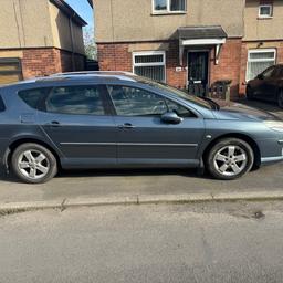 Peugeot 407 sw sport drives great 3 things wrong depolution fault on and off. Very slow puncture. And the reverse censors don’t work but got a second hand set that just need fitting and then should be fine. Very tidy car and very economical.