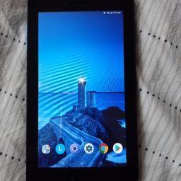 Lenovo Tab E7 tablet,16gb storage,model TB-7104F,android version 8.1.0,like new condition,fully working!White line on photos on screen is light reflection,at the back there is traces from old silicon case!Otherwise looks and works like new,no scratches or damages!Thanks!
Please see my other adverts here!Thanks!