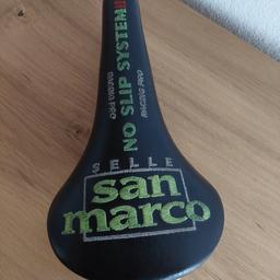 Vintage Rennrad Sattel L 27cm b 14cm
San Marco Selle - Made in Italy
Privatverkauf - keine Garantie
keine Rücknahme
Selbstabholung