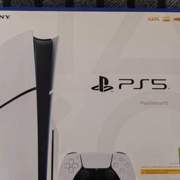 For sale PS5 SLIM DISK EDITION 1TB in immaculate condition no scratches free from smoke home. Comes with original box 1x controller, 3D Pulse Headset in black and FIFA24
Can drop off if needed