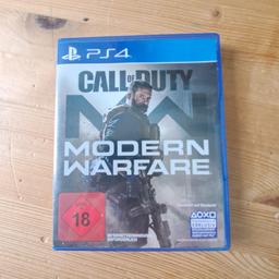 Verkaufe hier Call of Duty- Modern Warfare für die PS4. 

Das Spiel ist in einem sehr guten Zustand, und ist voll funktionsfähig. 

Abholung aber auch Versand zzgl. 2,55€
möglich.
Barzahlung oder über PayPal an Freunde 

Privatverkauf daher keine Haftung,  Gewährleistung und Rücknahme