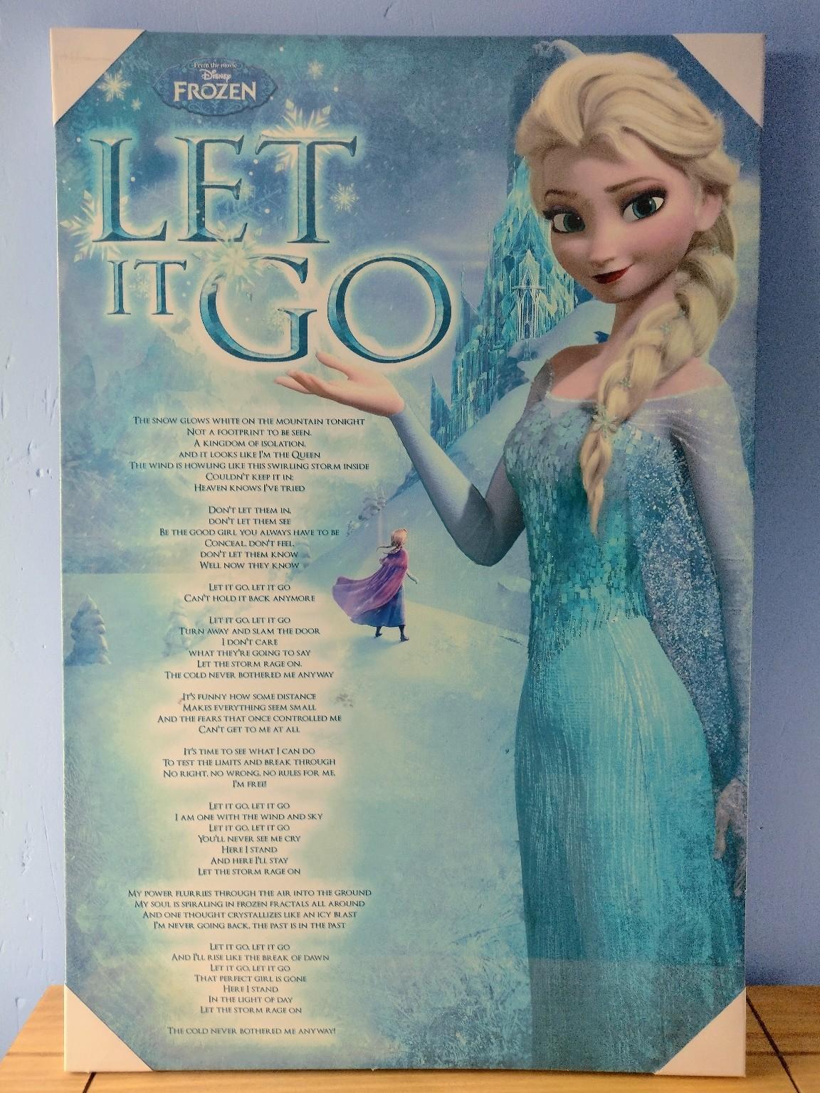 Let it go now. Холодное сердце Постер.