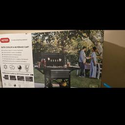 Keter Patio Cooler and Beverage Cart Grey 85 Litre (90 US Quart) new sealed box

45D x 90W x 120H centimetresItem weight‎ 25.8 Kilograms

due to the size and weight, this is a collection only. grab a bargain for summer