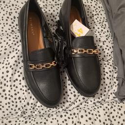 Brand new Ladies loafer style shoes size 8. From Primark. Still have the tags on. Paid £10 smoke free and pet free home