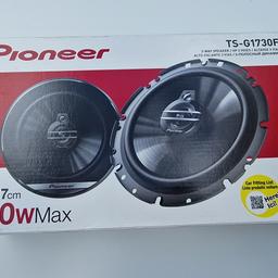BRAND NEW PIONEER TS-G1730F SPEAKERS

INCLUDES GRILLS

GOOGLE SPEC FOR MORE INFORMATION

GRAB A BARGAIN

PRICED TO SELL

COLLECTION FROM KINGS HEATH B14  OR CAN DELIVER LOCALLY

CALL ME ON 07966629612

CHECK MY OTHER ITEMS FOR SALE, SUBS, AMPS, STEREOS, TWEETERS, SPEAKERS - 4 INCH, 5.25 AND 6.5 INCH
