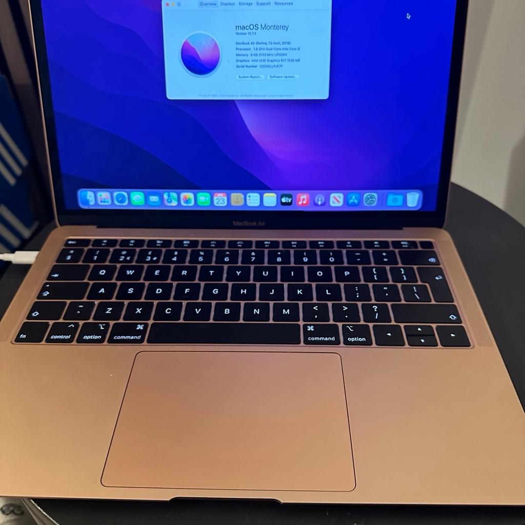 MacBook Air 13 inch 2018
Rose Gold
Used but in good condition
Factory reset.